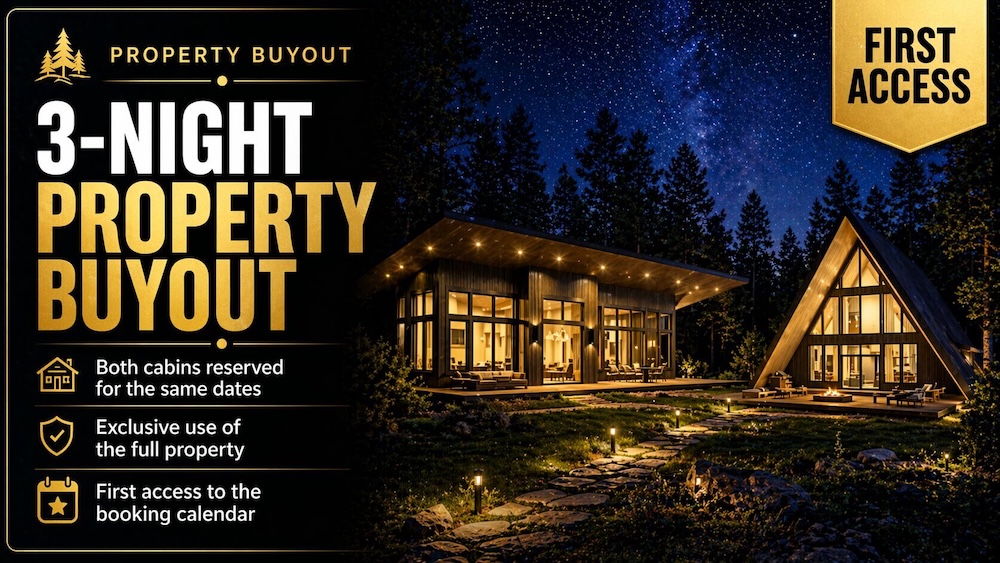 Property Buyout <br> 3-Night Weekend Escape