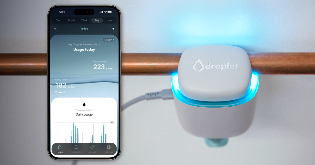 Droplet Smart Home Water Sensor