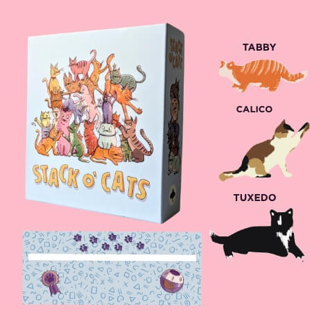 Stack O' Cats + XL + 3 Cat Bags